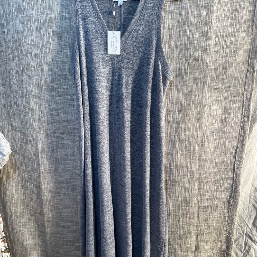 Mud pie sleevless sweater vest maxi